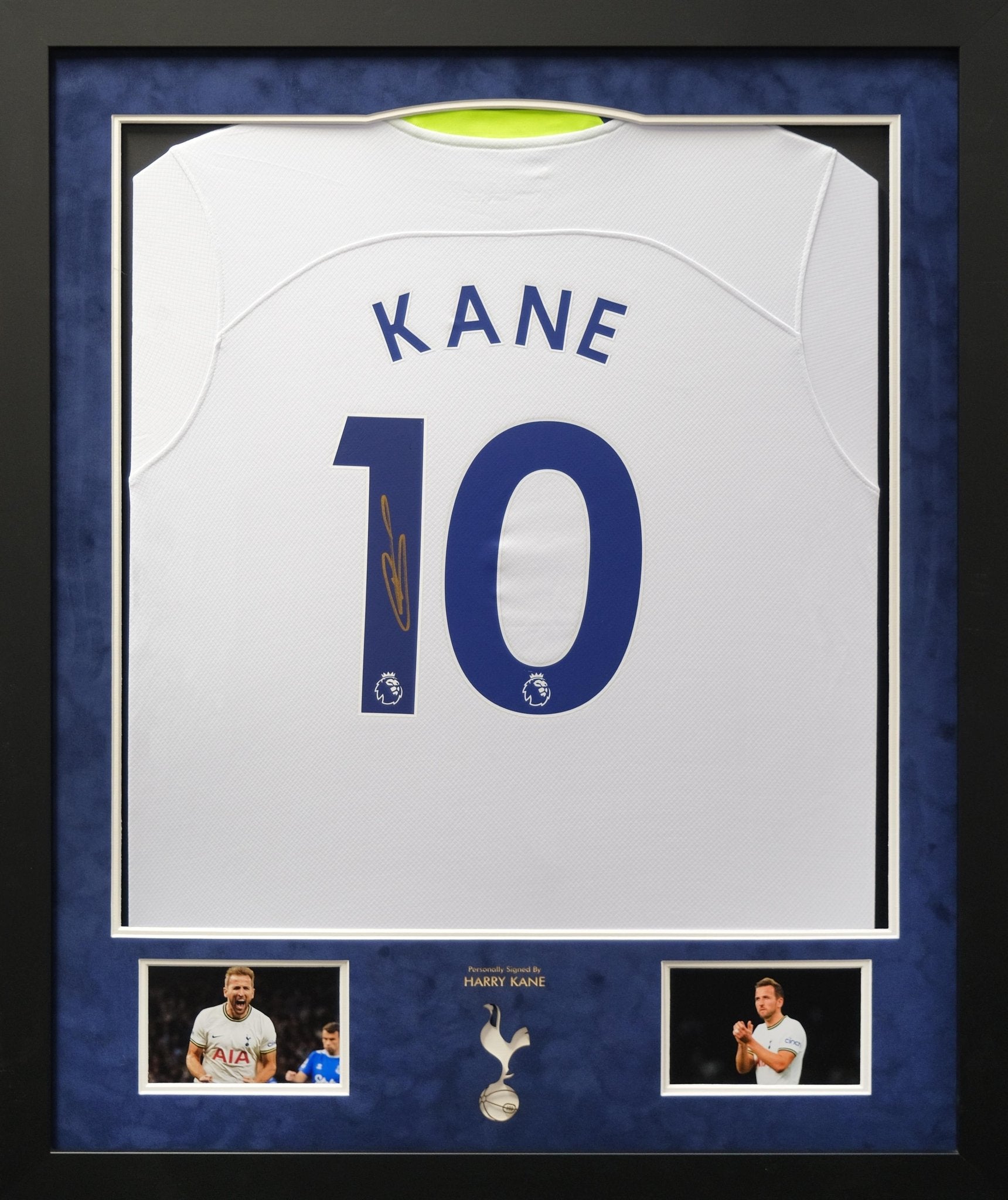 Harry Kane Spurs Signed Shirt Framed Display - Memorabilia Framers Shop